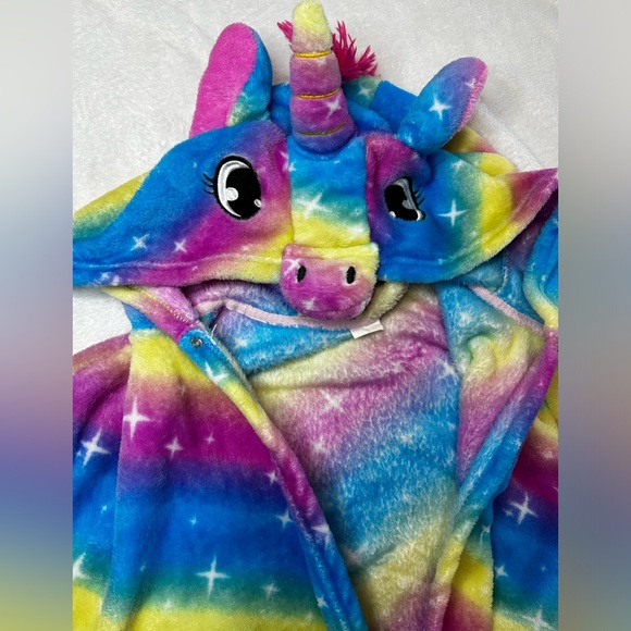 🦄 Unicorn Hooded Robe - Picture 7 of 11